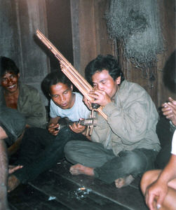 Traditional Laos bamboo mouth organ