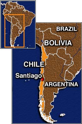 Map of Chile