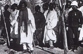 Capture de Samory Tour� par les Fran�ais en  1898