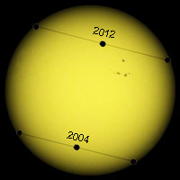 VENUS TRANSIT JUNE 2004 + 2012