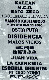 Si quieres organizar un concierto o recibir informaci�n sobre estos grupos no dudes en ponerte en contacto con Producci�n ES-3.