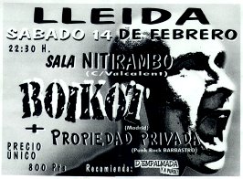 Compartiendo escenario con Boikot.
