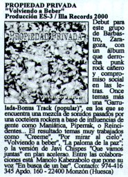 Critica de el "Diario de Peter Punk" editado en Barcelona.