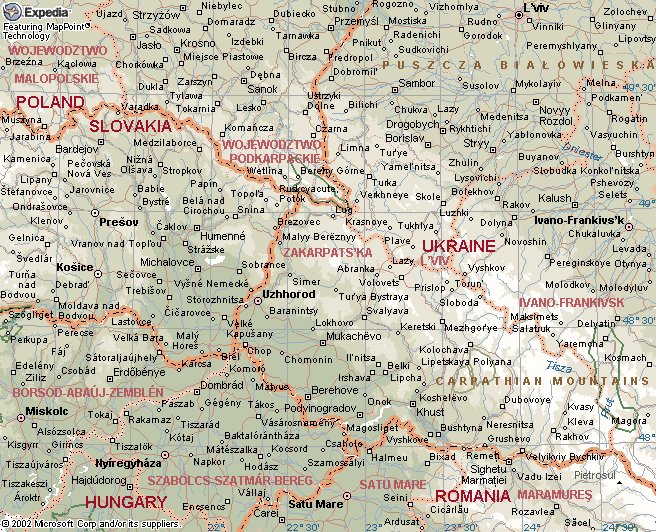 Ruthenia Map