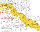 Ruthenia Map, Austro-Hungary Empire
