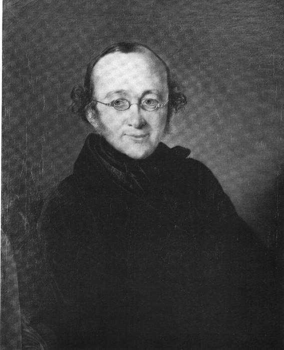 N. I. Behr, 1842. Painter V. A. Tropinin