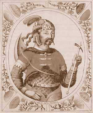 Prince Pyurik, Russia's first ruler of the dinasty of Ryurikovichs