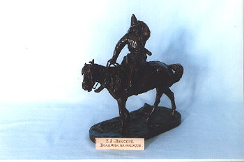 The Horseman. Sculptor Ye. A. Lancere