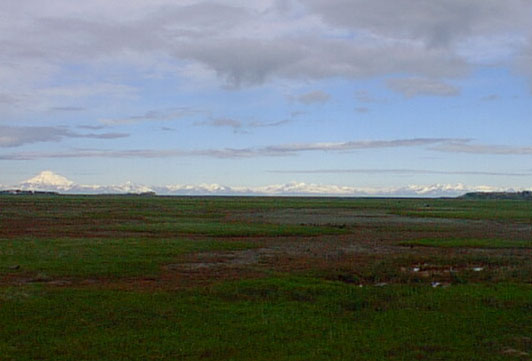 panning northward
