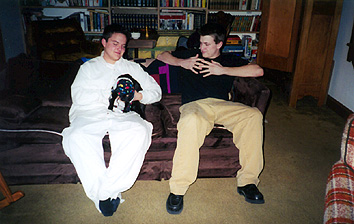 Men.  Cats.  Excitement.