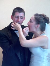 The happy couple.  Blech.