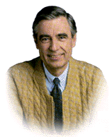 Scary Mister Rogers. Psycho sicko? I think so.