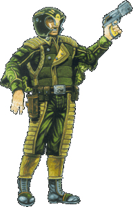 Clan Ghost Jade Falcon Infantryman