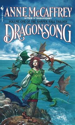 This is a tale about a girl strong enough to make it one her own after having a hard childhood in a large family. Menolly impresses nine fire-lizards, a much sought after creature. As she lives holdless with her nine friends, she is one day caught out during Fall. As deadly Thread rained towards her as she ran a dragon-rider sees and rescues her. She is taken to Benden Weyr to heal and it is discovered that she knows where a clutch of eggs are and that she is the lost apprentice of Petrion, a Harper at her hold. Masterharper Robinton finds out how well she can play and her fire-lizard sing and takes her back to the Harper Hall. 2-In Dragon Singer Menolly begins to be trained as a Harper. She learns the fear and awe that others have of her and her wealth of fire-lizards. She helps Master Robinton and Sebel, a journyman Harper, to take care of the fire-lizard eggs she has provided them with. She learns to become carefree and of how many people love her and her talents here. She befriends a mischivous young boy named Piemeur and soon learns just how much everything and everyone now means to her