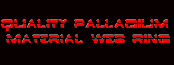 Quality Palladium Material Web Ring Logo