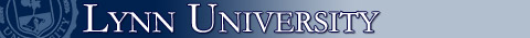 Lynn University's banner