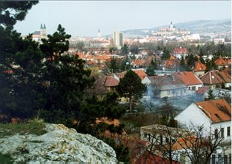 Poh�ad z Kalv�rie na mesto dnes