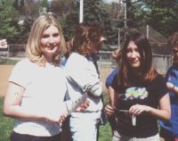Stacey and Jaime at the Walkathon