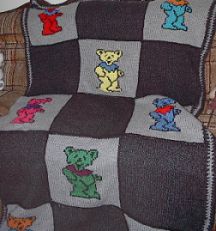 Grateful Dead Bears blanket