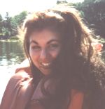Ang enjoying the lovely lake.
