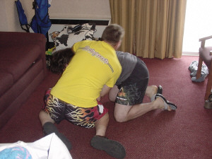 Some wrestling...or something?