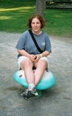 Kelly on a fungus