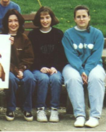 Me, Stacey, and Melanie in 1997.
