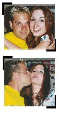 Two pictures of us together