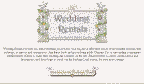 Wedding Rentals