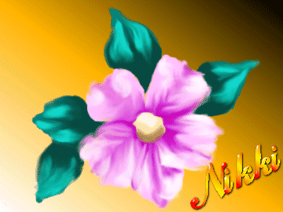 Nikki's Painted Flower