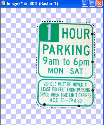 hour parking with background removed