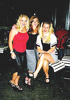 Me Deana and Leslie at Turtles