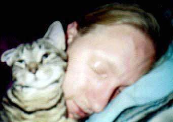 Again sleeping with Kitty, boy she loved him !