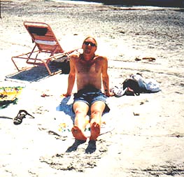 On the beach in Daytona FL