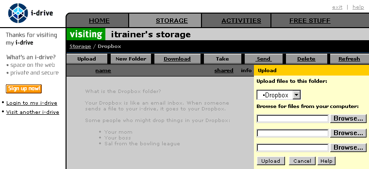 Upload-Formular