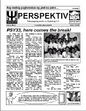 Frontpage of PERSPEKTIV, October 2004 issue