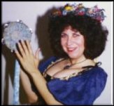 Joan Carra as a Gypsy Reader at the NY Renaissance Faire