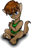 *glares at intruders and hisses*
