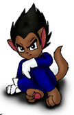 *he don't look happy*
