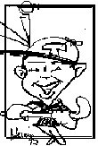 an artists impression of me in `95