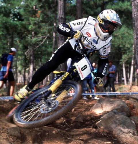 Has anyone noticed the fact that his front tyre is about slip off the rock... i hope he's ok