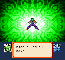 Piccolo Kills a Saibaman with Special Beam Cannon