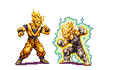 SS Goku vs SS Vegeta 1