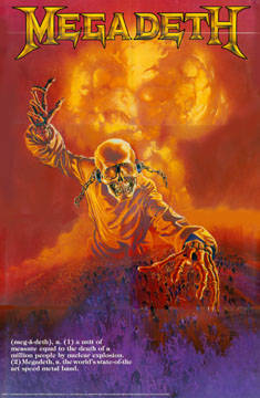 The definition of Megadeth