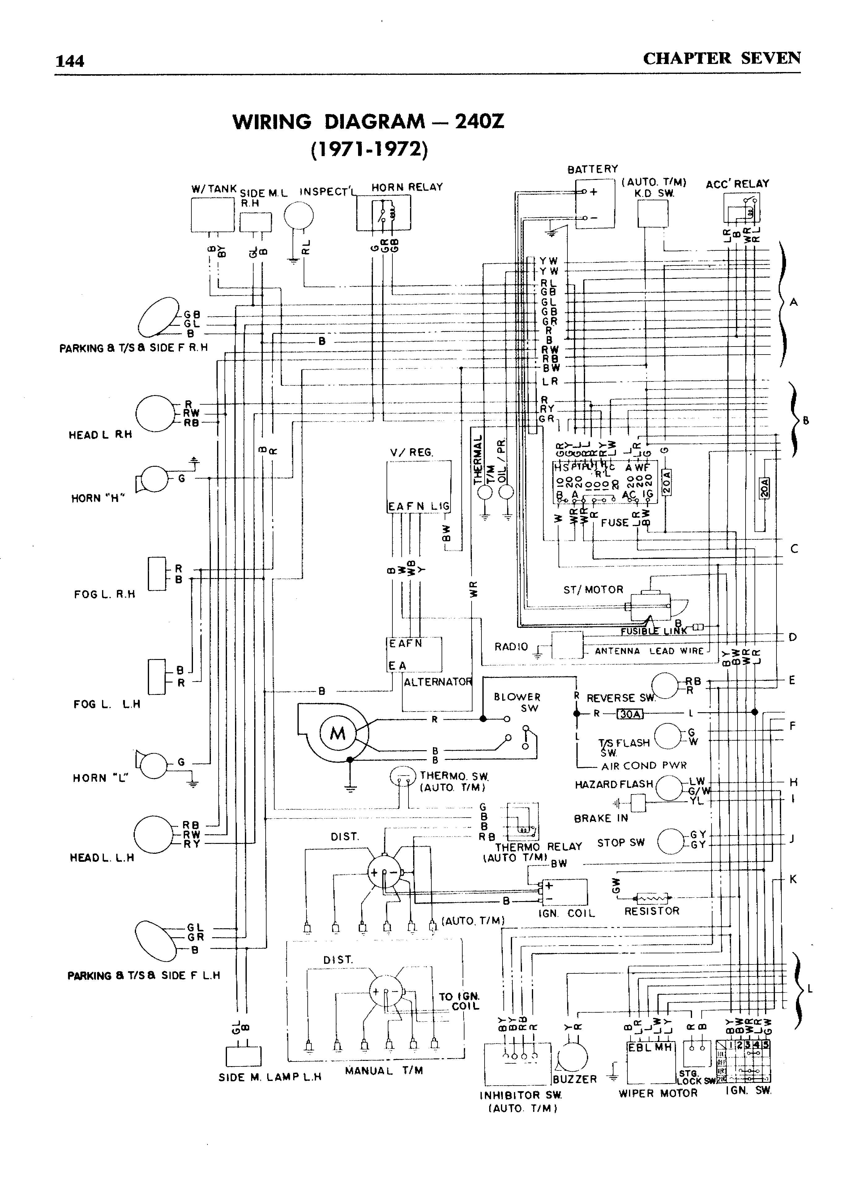 1973 datsun wiring diagram