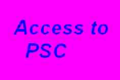 How to gain access to PSC (past the security gates)