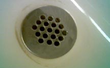 dirty drain