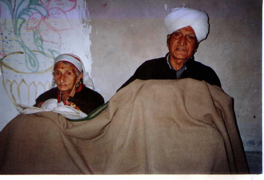 Pradumon Tickoo's Grand Parents Lt. Ved Lal and Lt. Leela Wati Tickoo