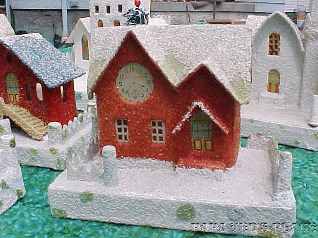 Unique light-up clock window - found only on a very few models. But - why 3:37??? Ah! Christmas mysteries! 