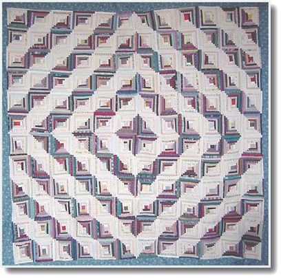 PATTERN Diamond Log Cabin Tree Skirt Country OOP 1986 | eBay